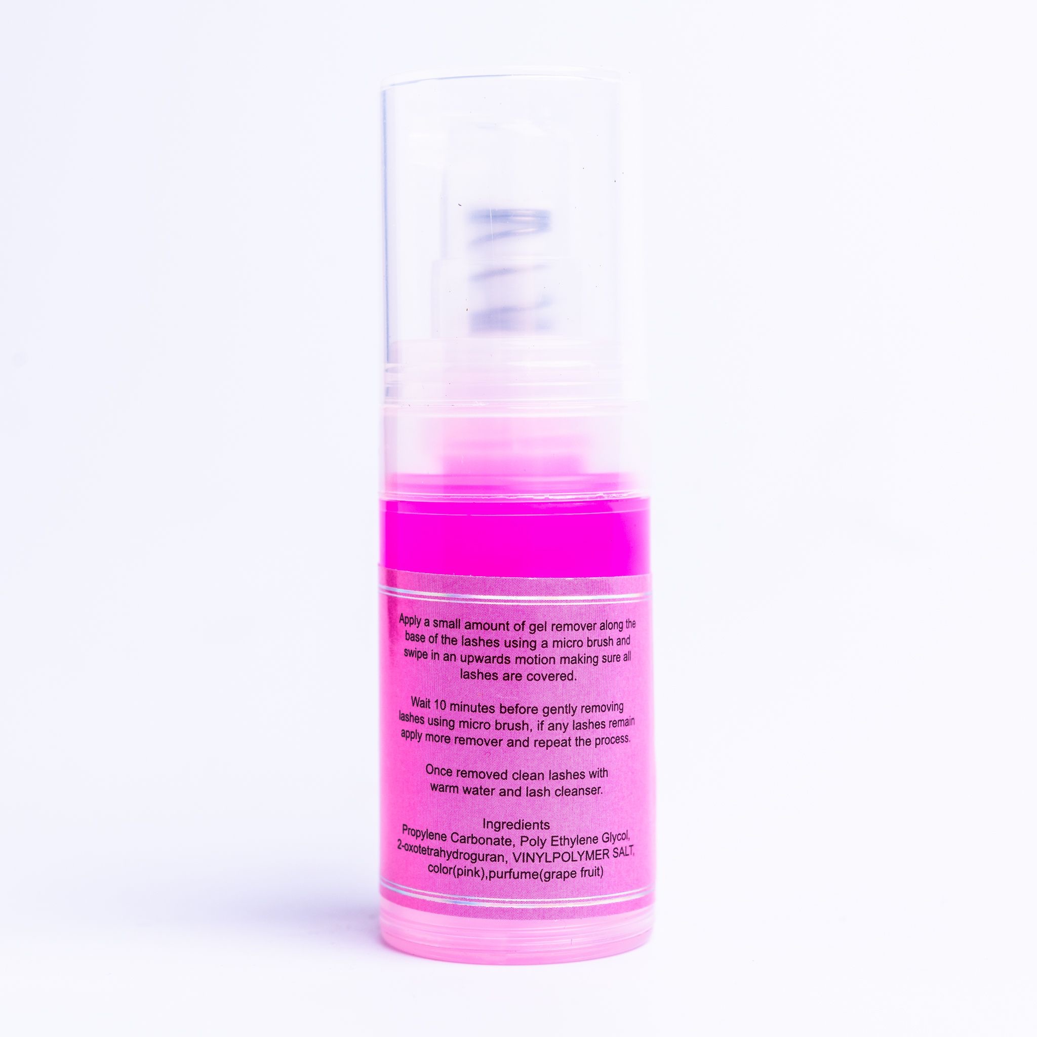 Pink Gel Remover The Lash Girl Shop